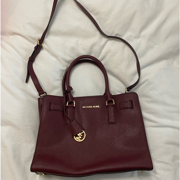 Michael Kors Red Shoulder or Hand Bag - Picture 1 of 14